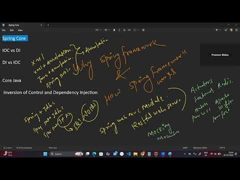 Spring Framework | Spring Core Session -03 Complete information about DI vs IOC