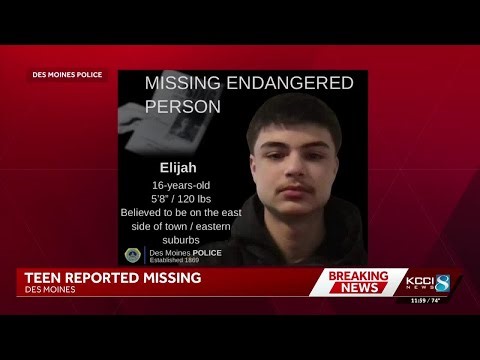 Des Moines police searching for missing endangered teen