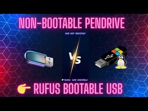 How to Create a Bootable USB Pendrive for Installing OS| USB Not Booting? Learn How to Make Bootable