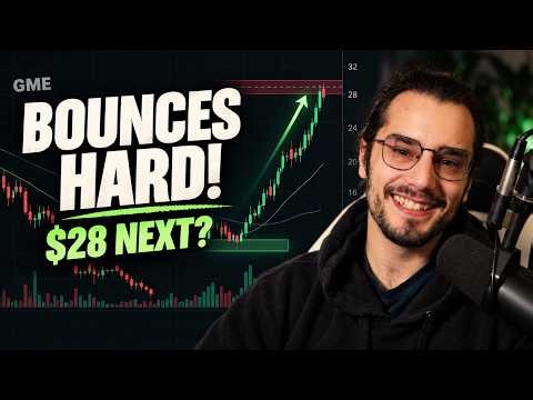 GameStop ($GME) BOUNCES HARD! Is $32 Next?