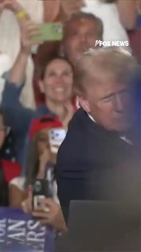 WATCH: Trump breaks out his staple 'YMCA' dance moves #foxnews #news #fox