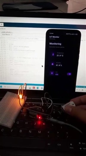 IoT ESP32 + Flutter using Firebase Realtime Database! 📱⚡