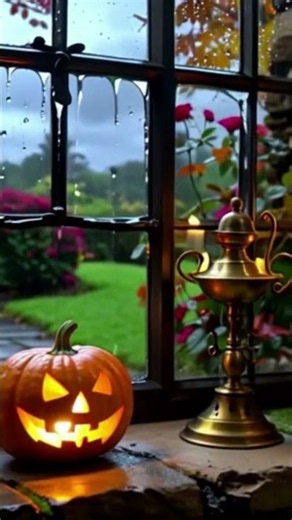 A Little Halloween Magic 🍂🎃 | Cozy Autumn Window Ambience