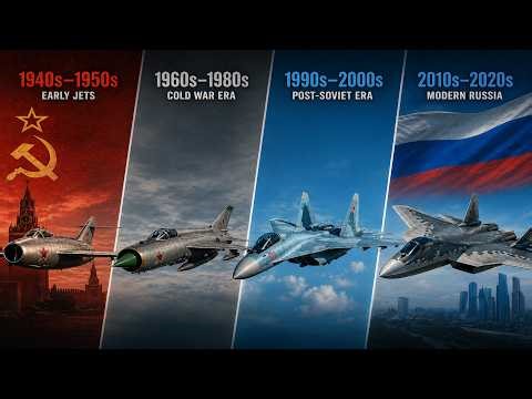 Russian Fighter Jets Timeline | USSR to Modern Russia