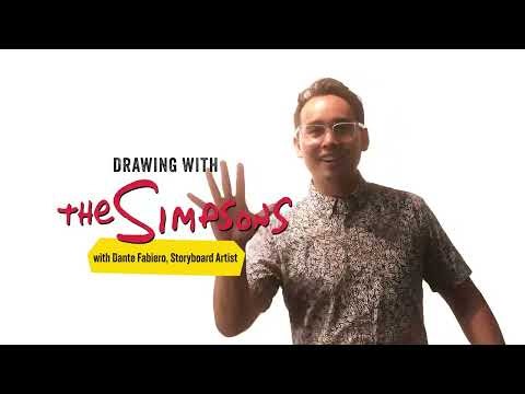 Drawing With The Simpsons Featuring Dante Fabiero
