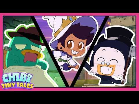 The Chibis Celebrate Halloween at a Spooky Fair! 👻🎡 | Chibi Tiny Tales | Disney Channel