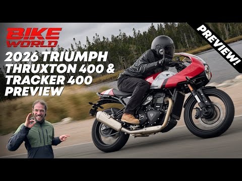NEW TRIUMPH THRUXTON 400 & TRACKER 400 PREVIEW | CHRIS IS EXCITED!