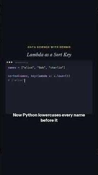 Why Does Python Sort Bob Before Alice? Find Out the Fix! #Shorts