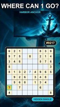 Only One Cell Fits 3—Can You Find It? | Sudoku #9217