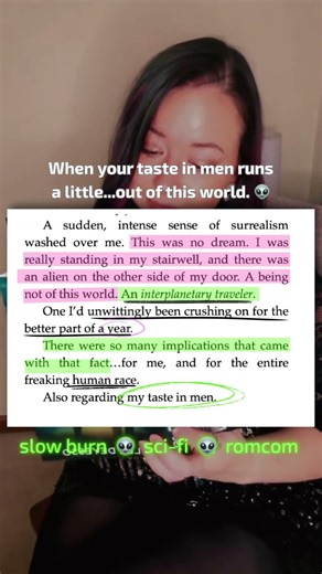 Sci-fi romance but make it kinda funny. #alienromance