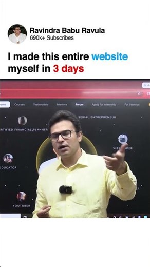 I made this entire website myself in 3 days | GATECS | GATEDA | Prof. Ravindrababu Ravula