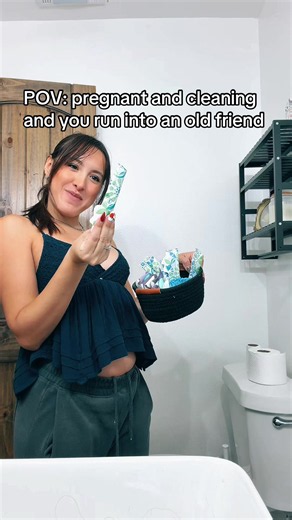 POV: Pregnant and Cleaning — Running Into an Old Friend