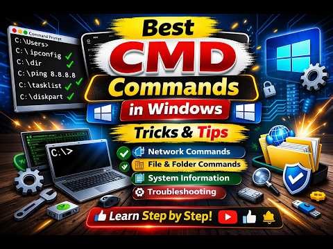 Best CMD Commands in Windows | Command Prompt Tricks and Tips