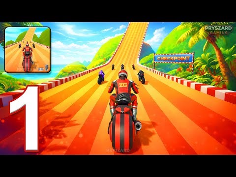 Bike Race: Racing Games - Gameplay Walkthrough Part 1 - Level 1-11 Bike Racing Game (iOS, Android)