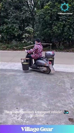 ULTIMATE Balancing Act! 💪 Watch These GENIUS Transport Hacks With a Bike & a Pole! #skills #balance