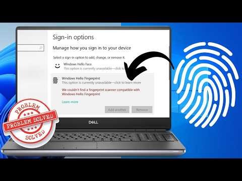 We Couldn’t Find a Fingerprint Scanner Compatible with Windows Hello in Windows10/11{Problem Solved}