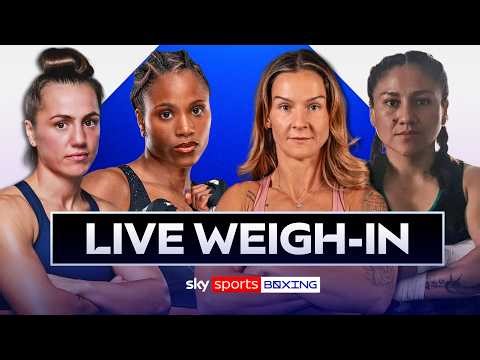 LIVE WEIGH-IN! | Dubois v Harper & Scotney v Flores
