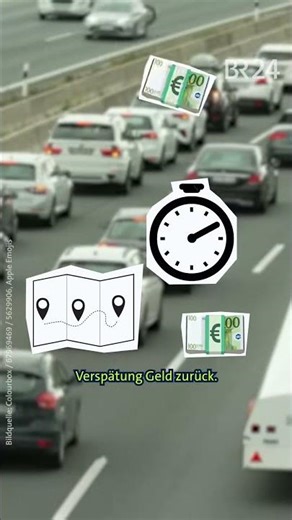 Vorbild Italien? Bei Stau Geld zurück | BR24 #Shorts
