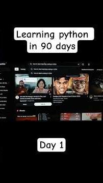 Day 1 of Learning Python in 90 days | Zero🫩 to Expert🤩 | #viral #trending #coding #exploremore #day1