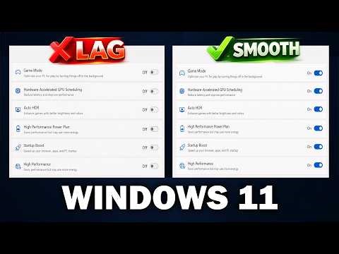 Windows 11 Optimization for Gaming 🚀 | 7 Settings That Boost FPS