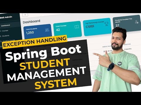Spring Boot Global Exception Handling | Student Management System Project