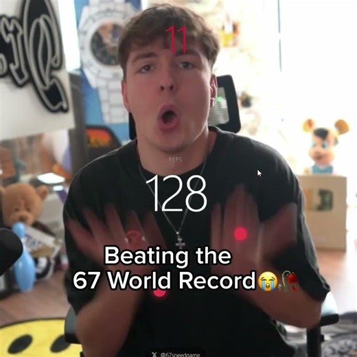 BEATING THE 67 WORLD RECORD 😭🥀