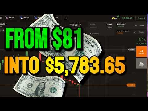 From $81 To $5,783.65 | Excellent IQ Option Strategy