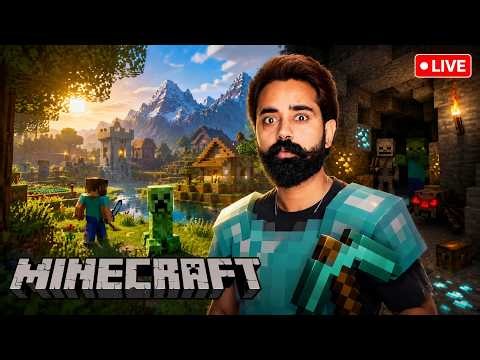SURVIVAL GAMEPLAY🔥 | Minecraft LIVE | FULL SCREEN LIVESTREAM | #minecraft #gaming #hihutnerlive