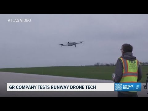 Grand Rapids company tests runway drone tech