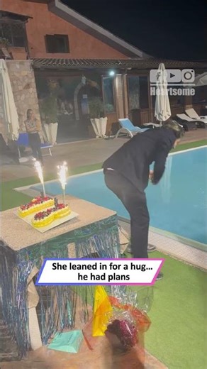 Birthday Prank Gone Wild! Couple Ends Up in the Pool 😂💦 || Heartsome 💖