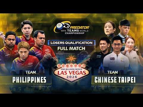 PHILIPPINES vs TAIPEI ▸ Predator WPA Teams World Championship 2026
