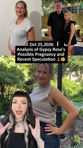 Rumors about Gypsy Rose's potential pregnancy have surfaced, fueled by recent photos that suggest a baby bump. Discussions hint at her plans for an announcement. What are your thoughts on the situation? #gypsyroseblanchard #gypsyrose #pregnancy #realitytv #drama