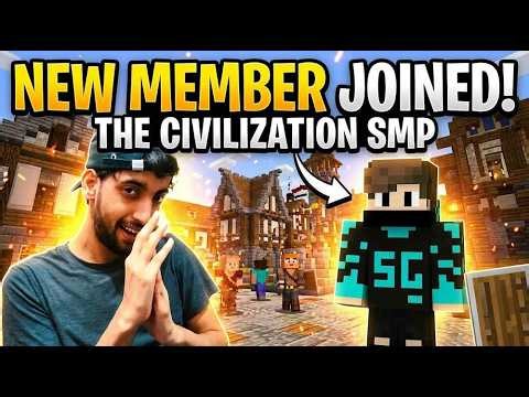 😱 ANSHU GAMER JOINED CIVILIZATION SMP! 🔥 | Minecraft