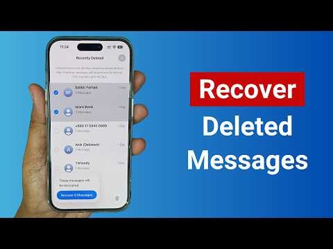 How to Recover Deleted Messages on iPhone