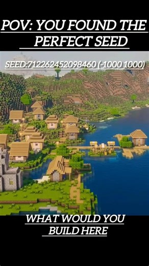 POV: You Found The Best Seed in Minecraft😍|