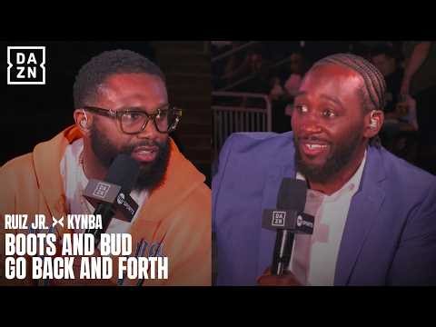 "You KNOW what I would've done to YOU" Boots and Terence Crawford go BACK AND FORTH on desk!