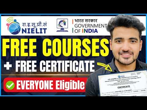NIELIT Free Certification Courses 2026 🔥Free O Level Courses | After 12th Best IT Course for Student