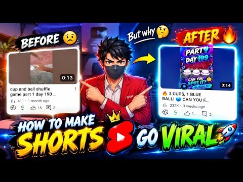 How to Make YouTube Shorts Go Viral! 🔥📈 | Before vs After Explained 🤔