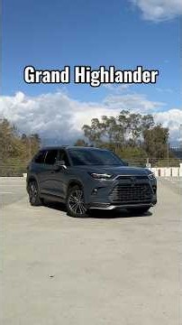 The Toyota Grand Highlander is PACKED with features!