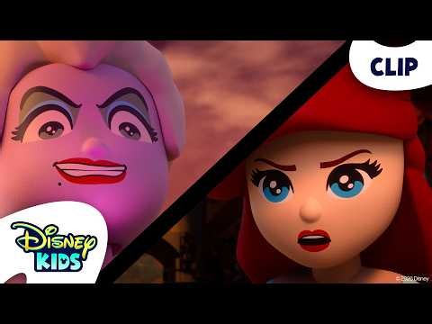 LEGO Disney Princesses 👑🆚 😈 Villains! | LEGO Disney Princess: Villains Unite | @disneykids
