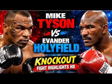 Mike Tyson vs Evander Holyfield | Brutal Boxing Knockouts & Fight Highlights HD