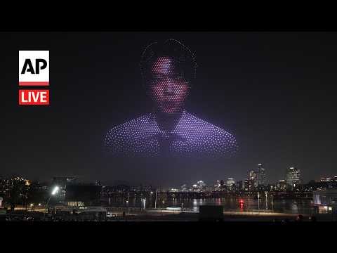 LIVE: Drone show in Seoul ahead of BTS concert at Gwanghwamun Square