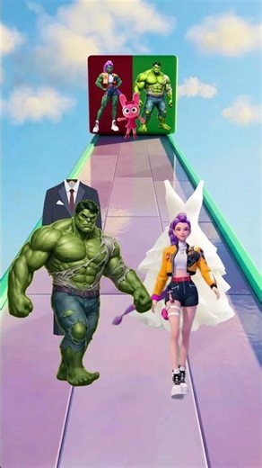 POV 👰🤵❤️‍🔥💚 Rumi and Hulk Saja - Wedding Party | KPop Demon Hunters and Sprunki