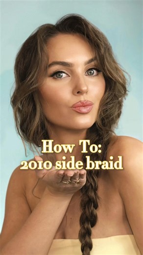 The BEST side braid hack you need to try🪽 #hairhack #hair