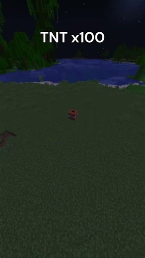 TNT x100 Explosion in Minecraft 💥
