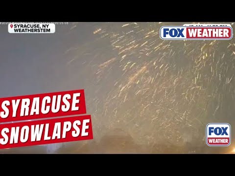 Timelapse Of Yesterday's Massive Lake-effect Snowfall In Syracuse, New York