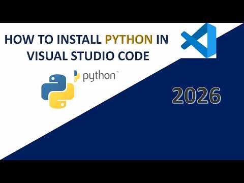 How to download and install python in vs code.