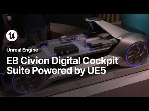 Elektrobit’s EB Civion Digital Cockpit Suite, Powered by Unreal Engine 5