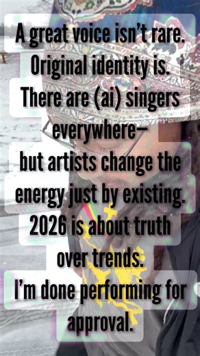 In 2026 my edge is that I can't pretend. Welcome to #rockstar Stream #americasfantasy on @Tidal