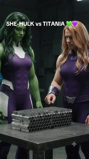 She-Hulk vs. Titania: which can control strength more precisely?